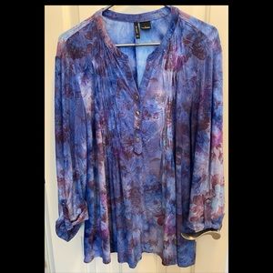 New Directions purple/blue tunic.